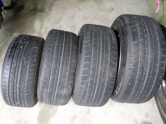 แม็กสวยยางดี สภาพพร้อมใช้ กล้วย 15 กว้าง 8 ออฟ 20 พร้อมยาง