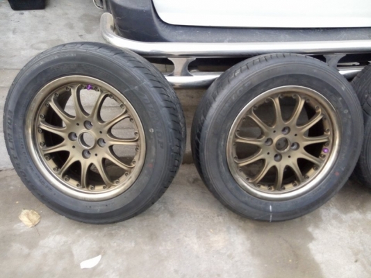 แม็กขอบ 15 พร้อมยางดันลอป ราคาถูก