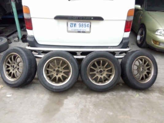 แม็กขอบ 15 พร้อมยางดันลอป ราคาถูก