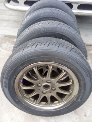 แม็กขอบ 15 พร้อมยางดันลอป ราคาถูก