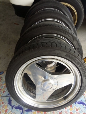 แม็กแท้เจแปน ลาย 3 ก้านหายาก พร้อมยางโยโกฮาม่า