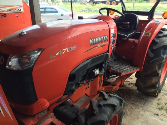 ขายรถไถคูโบต้า L4708 ใบดันหน้า ผาน6ทำงาน1,640 สภาพสวยเดิมพร้อมลงงาน ยางดี เอกสารทะเบียนครบ