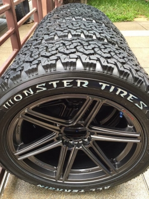 ล้อ Lenso Project D รุ่นใหม่ ขอบ20 พร้อมยาง Monster 265 50 20 ปี15 ดอกเต็ม ลงพื้นปี16 ราคาไม่แพง ล้อ Lenso Project D รุ่นใหม่ ขอบ20 พร้อมยาง Monster 265 50 20 ปี15 ดอกเต็ม ลงพื้นปี16 ราคาไม่แพง