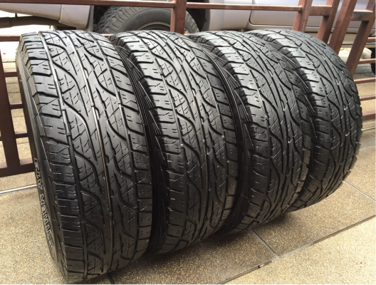 ยาง All Dunlop 265 70 16 ดอกเต็ม ไม่มีปะ ราคาไม่แพง