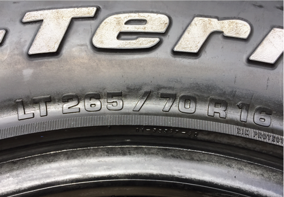 ยาง All BF goodrich 265 70 16 พร้อมใช้งาน ราคาไม่แพง