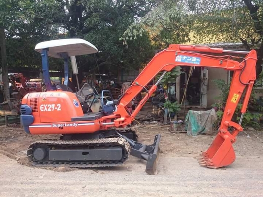 ขายรถขุดเล็ก ยี่ห้อ : HITACHI  แบบ: EX25-2 รถเก่านอกแท้นำเข้าจากญี่ปุ่น  มีเอกสารใบวอย รถไม่เคยผ่านการใช้งานในไทย100\%  สนใจติดต่อ : 099-907-9273 กิ๊ฟ กมลชนก
