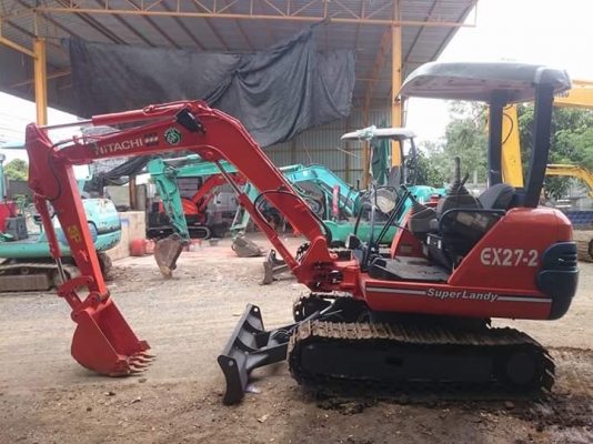 ขายรถขุดเล็ก ยี่ห้อ : HITACHI  แบบ: EX25-2 รถเก่านอกแท้นำเข้าจากญี่ปุ่น  มีเอกสารใบวอย รถไม่เคยผ่านการใช้งานในไทย100\%  สนใจติดต่อ : 099-907-9273 กิ๊ฟ กมลชนก