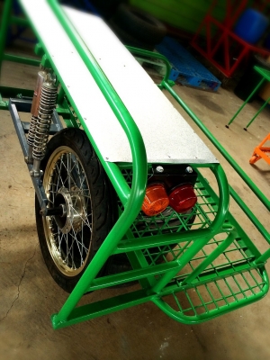 รับผลิตและจำหน่าย รถพ่วงข้างมอเตอร์ไซค์