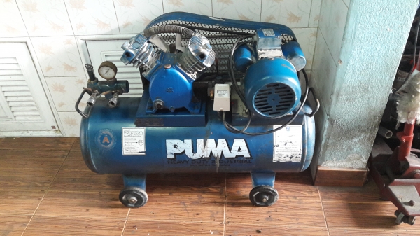 ปั๊มลมพูม่า64ลิตรมอเตอร์1แรงพร้อมใช้งาน