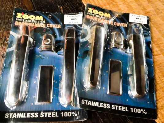 ชุดครอบมือจับประตูแบบสแตนเลสVigoVios4ประตูทั้งชุด ชุดครอบมือจับประตูแบบสแตนเลสVigoVios4ประตูทั้งชุด