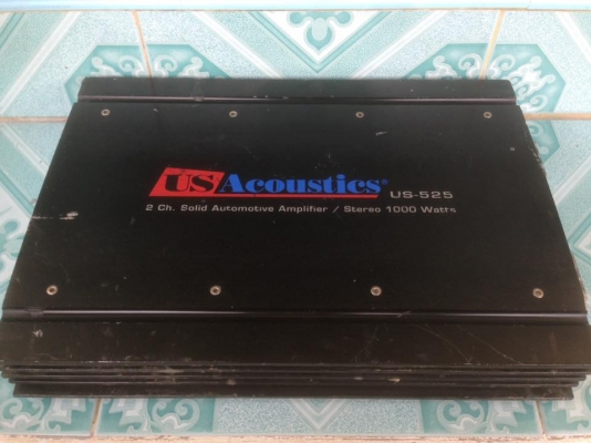 แอมป์คลาสเอบี2ch us acoustics มือสองสภาพดี ใช้งานปกติ เสียงดีมาก ขับกลางแหลมแรงๆ ขาย 2800 บาท ‪#&lrm;ปล‬.รูปหลายๆมุมเลื่อนรูปดูครับ มือสองใช้งานปกติทุกตัว สนใจ0892425454 อยู่สระบุรีส่งได้