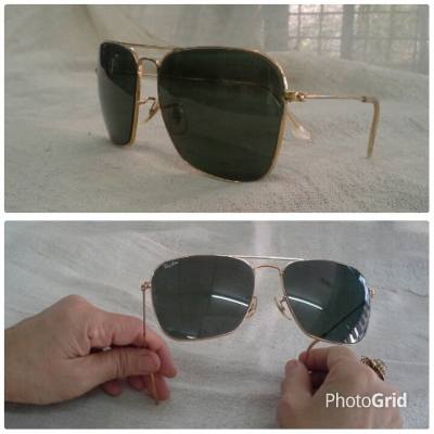 อภิมหาแว่นตาอเมริกันวินเทจ  Original B&amp;L Ray-Ban Caravan USA  ไซซ์กลาง!