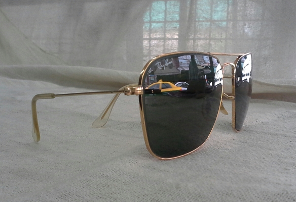 อภิมหาแว่นตาอเมริกันวินเทจ  Original B&amp;L Ray-Ban Caravan USA  ไซซ์กลาง!