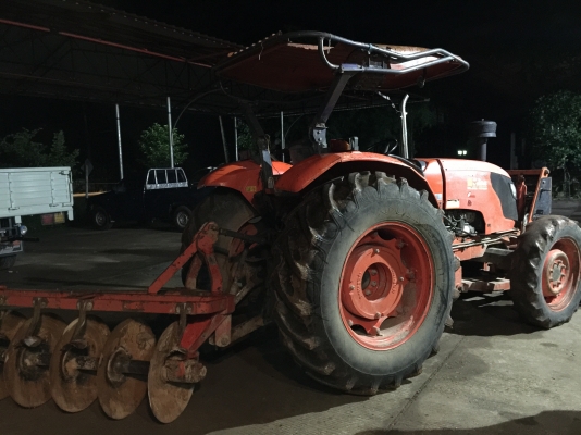 Kubota M7040 ปี53 หาง6 ใบดัน 3พันชั่วโมง เล่มพร้อมโอน