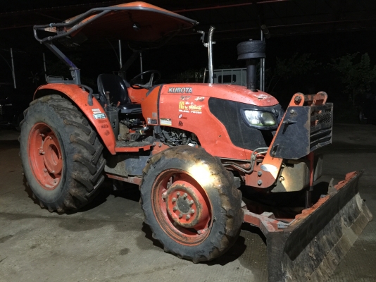 Kubota M7040 ปี53 หาง6 ใบดัน 3พันชั่วโมง เล่มพร้อมโอน