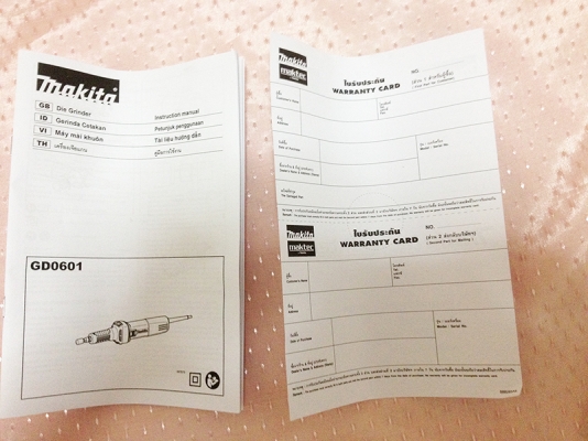 เครื่องเจียร์คอตรง คอยาว MAKITA รุ่น GD0601
