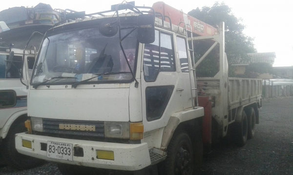 ลูกค้ารับรถกลับบ้าน แล้วครับ สิบล้อ มิตซู ไอ้หลง FN517M 195เพาเดียว ติดเครน UNiC5ตัน ท้องวี 5ปอก 4ชัก กะบะยาว6ม สภาพดีสวยเดิมๆพร้อมใช้งาน ทะเบียนพร้อมโอน ราคา 725,000บ ต่อรองได้