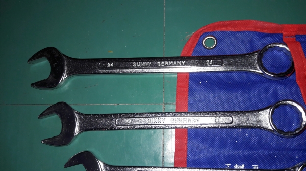 ขายประแจแหวนข้างปากตาย8-24 SUNNY TOOLS. งานเก่าเก็บไต้หวัน