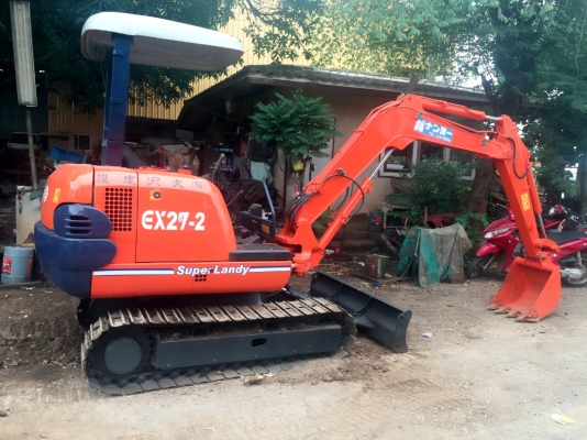 รถแบคโฮ ขุด-ดัน HITACHI EX27-2 เก่านอกญี่ปุ่น  สภาพพร้อมลงงาน พร้อมทำสีเก็บรายละเอียด มีเอกสารใบอินวอยและใบซื้อขาย ราคา 330,000 บาท  สนใจติดต่อ วัชรัตน์ รุ่งเรืองแทรคเตอร์ {ช่างบาส} โทร:092-5768909 096-5411713  {สนใจติดต่อเจ้าของโดยรถราคาถูกแน่นอน}