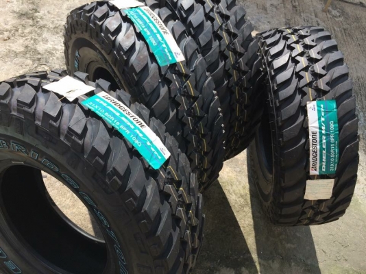 ยางใหม่ Bridgestone Dueler Mud-Terrain 31นิ้ว ขอบ15 ยางใหม่ Bridgestone Dueler Mud-Terrain 31นิ้ว ขอบ15