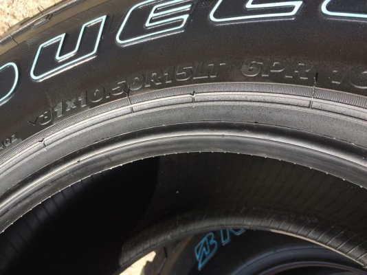 ยางใหม่ Bridgestone Dueler Mud-Terrain 31นิ้ว ขอบ15 ยางใหม่ Bridgestone Dueler Mud-Terrain 31นิ้ว ขอบ15