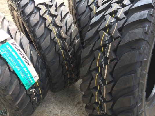 ยางใหม่ Bridgestone Dueler Mud-Terrain 31นิ้ว ขอบ15 ยางใหม่ Bridgestone Dueler Mud-Terrain 31นิ้ว ขอบ15