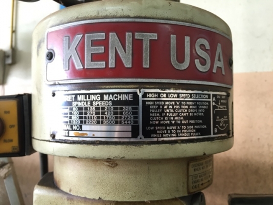 ขายเครื่องมิลลิ่ง ยี่ห้อ kent USA ขายเครื่องมิลลิ่ง ยี่ห้อ kent USA