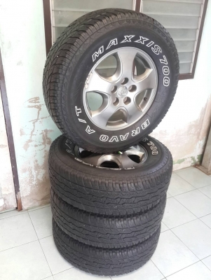 ล้อวีโก้แชมป์พร้อมยาง MAXXIS BRAVO 245 70 R16 ปี 2013