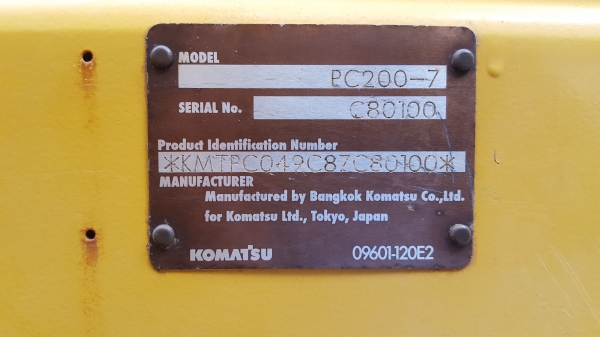 ขายKomatsu PC 200-7