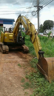 ขายรถขุดแบ็คโค ฮิตาชิ60 บูมสไลด์ แทรคยาง สภาพขุดท่อใช้งานประจำ