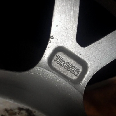 แท้ 5รู114 ลาย BBS ขอบ 15นิ้ว กว้าง 7 ET38