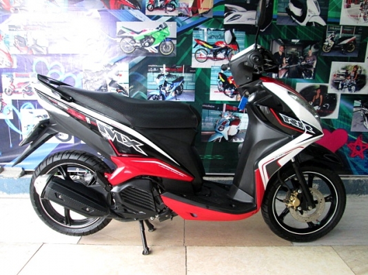 MIO 125 i MX ตัวท็อปล้อแมกซ์ ลายใหม่ล่าสุด สีขาวแดง ระบบหัวฉีดอัจฉริยะ YMJET-FI ประหยัดน้ำมันขั้นเทพ  แถม 3 รายการ 32900