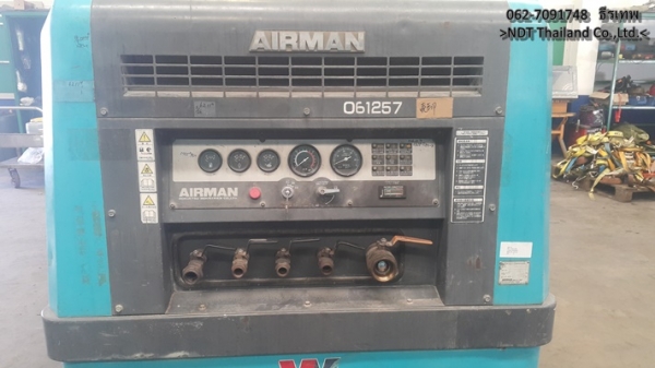 Airman PDS390S ลม7-8 บาร์ 390 CFM เก่าญี่ปุ่น