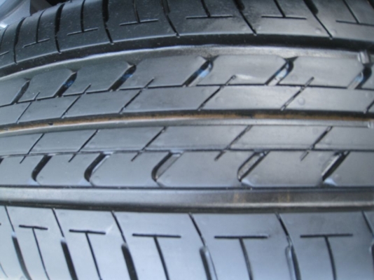 ขายล้อแม็กเดิม Mitsubishi mirage 14"x4.5" 4รู 100 et46 + ยางปี12(081-3747940)