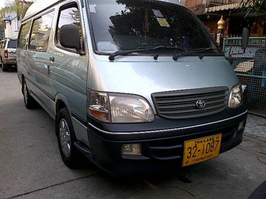 ขาย  TOYOTA HIACE COMMUTER เครื่อง 1j ge lpg