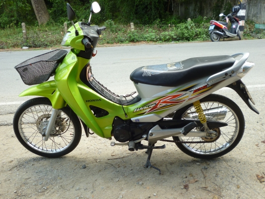 wave 125 startมือ สีเขียว-เทา ปี49 ภาษีเต็ม
