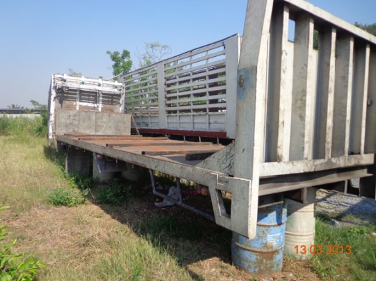 กระบะพื้นเรียบ ยาว 7.50 ม. ใส่สิบล้อ HINO FL1J ตามสถาพ กระบะพื้นเรียบ ยาว 7.50 ม. ใส่สิบล้อ HINO FL1J ตามสถาพ