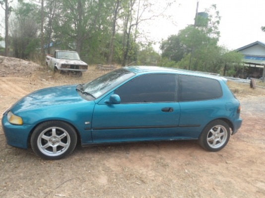 1995 HONDA, CIVICติดแก๊ชแล้ว สามดอปี38ไฟฟ้าเครืองVTECสวยๆถูกๆ