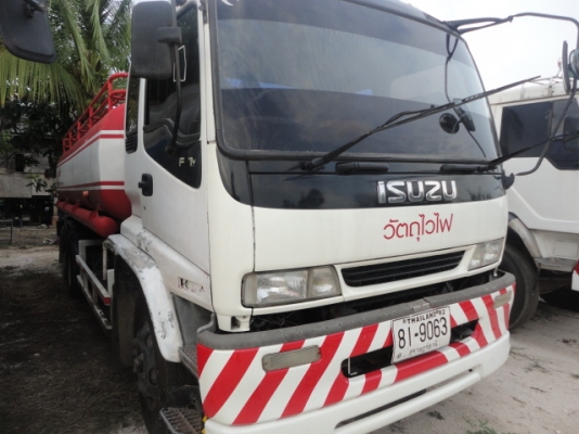 รถ 10 ล้อบรรทุกน้ำมัน ISUZU FVM33M เครื่อง 6HH1 ถัง 15000 ลิตร รถสวยพร้อมใช้