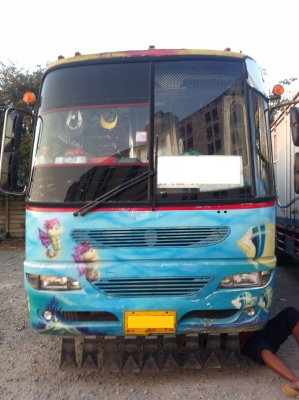 สนใจเปลี่ยนรถบัส 12 m. Nissan 6 ล้อ พัดลม สภาพดี พร้อมใช้