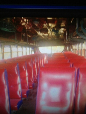 สนใจเปลี่ยนรถบัส 12 m. Nissan 6 ล้อ พัดลม สภาพดี พร้อมใช้