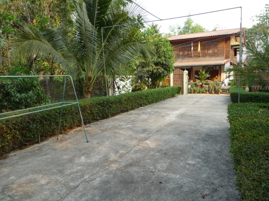 ขายบ้านไม้สักพร้อมที่ดิน