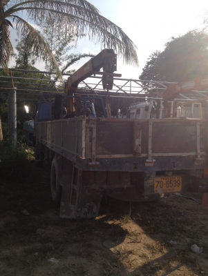 ขาย 6 ล้อใหญ่ อีซุซุ ร๊อคกี้ ติดเครน 3 ตัน ทาดาโน่ 2 ปลอก 3 ชัก