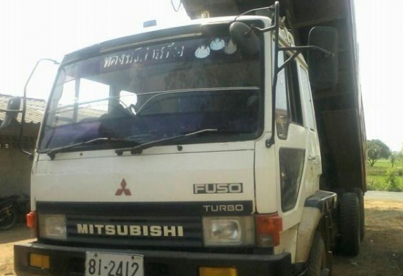 ขายรถ10ล้อ2เพลาดั้ม MITSUBISHI TF 6279 เครื่องดี คัสชีส์แจ่ม พร้อมใช้งานครับ