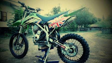 ขาย KLX140 ตามสภาพ เทพๆ หน้า-หลัง KX85 สวยๆ