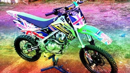 ขาย KLX140 ตามสภาพ เทพๆ หน้า-หลัง KX85 สวยๆ