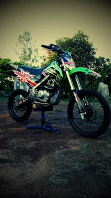 ขาย KLX140 ตามสภาพ เทพๆ หน้า-หลัง KX85 สวยๆ