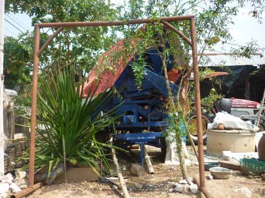 ขายรถไถ YANMAR พร้อมเครื่องสี 35แรง