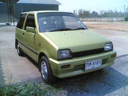 ขาย DAIHATSU MIRA สีเขียว ทะเบียนพร้อมโอนเครื่องดีเงียบ แอร์เย็น ภายในดีเบอะไม่ขาด ขาย 68000 บาท