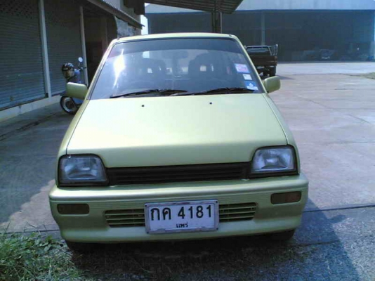 ขาย DAIHATSU MIRA สีเขียว ทะเบียนพร้อมโอนเครื่องดีเงียบ แอร์เย็น ภายในดีเบอะไม่ขาด ขาย 68000 บาท